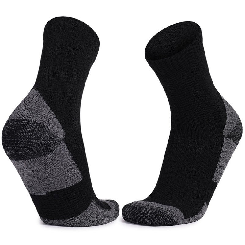 Merino Wool Socks Long Tube Professional Ski Socks Thickened Warm Full Wool Hoop Anti slip Pressure Sports Socks Breathable